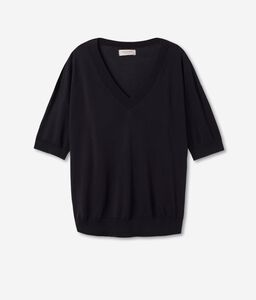 Silk and Cotton T-shirt