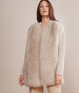 Cashmere And Fur Coat