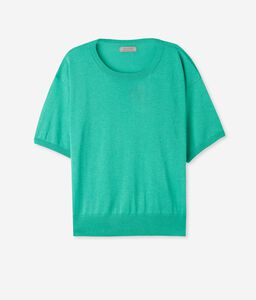 Silk and Cotton Oversized T-shirt