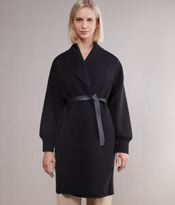 Cashmere Coat with Shawl Collar