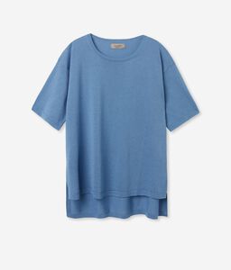 Oversized Silk and Cotton T-shirt