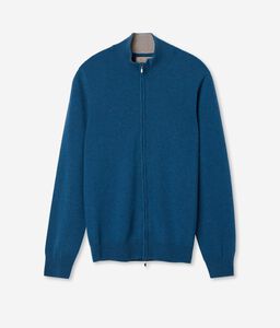 Ultrasoft cashmere full zip sweater