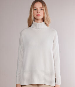 Turtleneck Maxi Sweater in Ultrasoft Cashmere