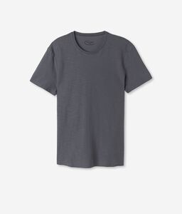 T-Shirt aus geflammter Baumwolle Twist