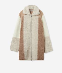 Knitted Patchwork Coat