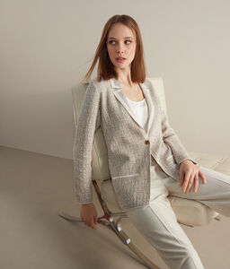 Long Cotton and Linen Jacket