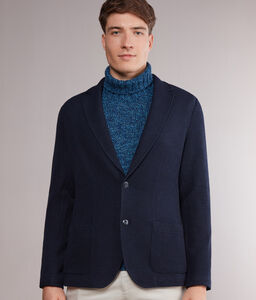 Mouliné Wool Jersey Jacket