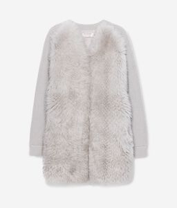 Cashmere And Fur Coat