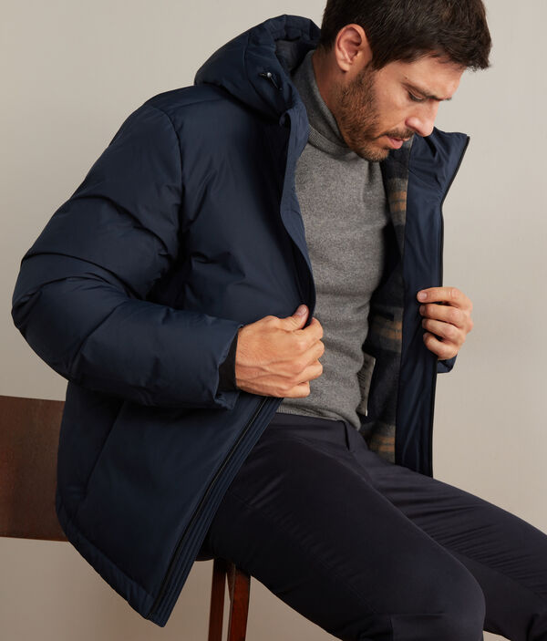 Down Jacket with Cashmere Lining