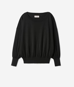 Cashmere-Pullover mit weitem Arm