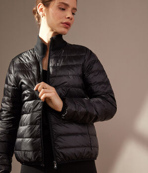 Down Jacket with Cashmere Collar