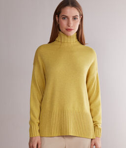 Turtleneck Maxi Sweater in Ultrasoft Cashmere