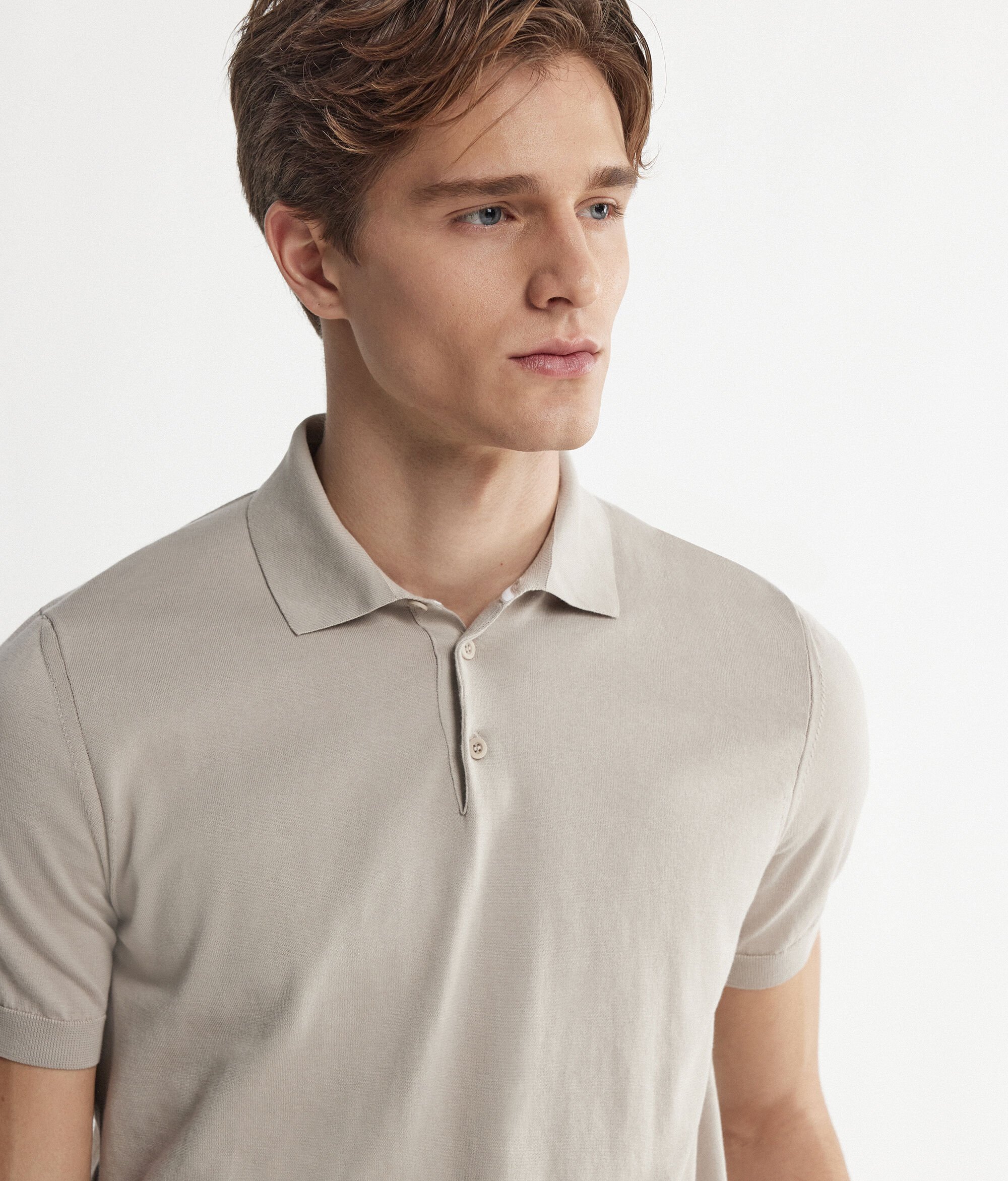 Fresh Cotton Polo with Short Sleeves