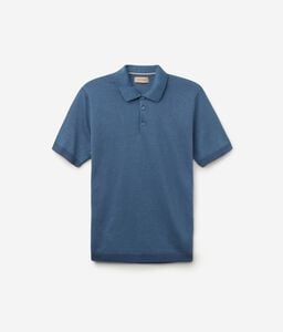 Cotton Linen Short-Sleeved Polo Shirt