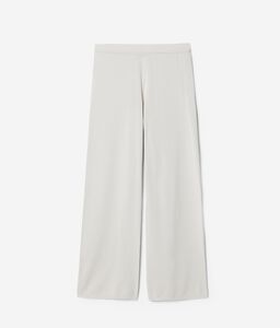 Silk and Cotton Palazzo Trousers