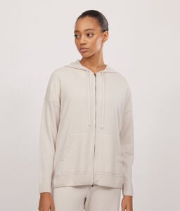 Hooded Ultrasoft Cashmere Sweatshirt