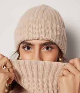 Bonnet en tricot de cachemire ultra-doux