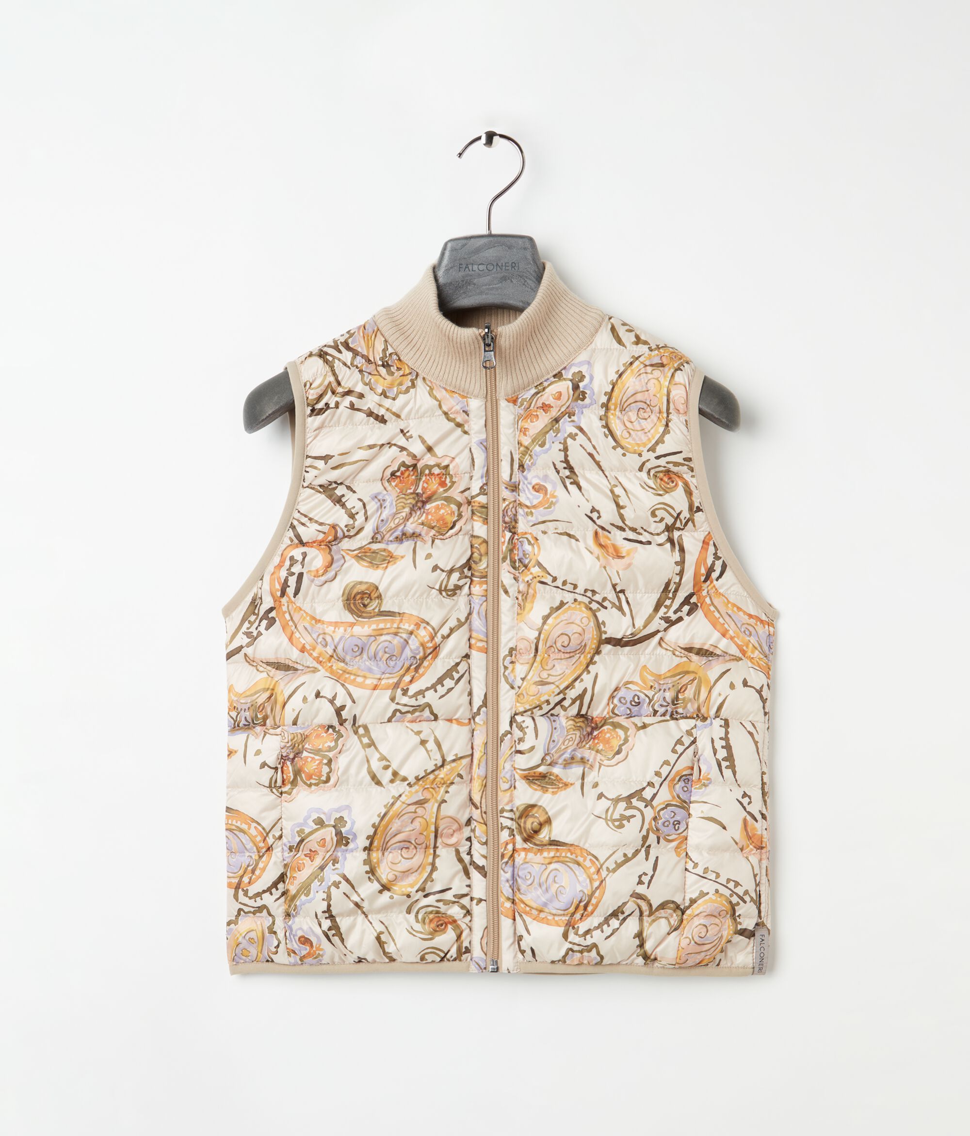 Falconeri Woman's Sleeveless Print Jacket