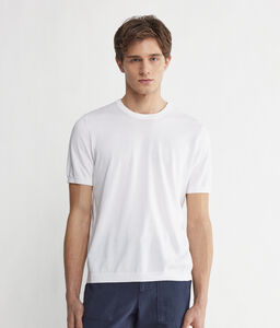 Tričko z Organické Bavlny s Kulatým Výstřihem a Krátkým Rukávem