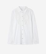 Linen Jersey and Macramé Shirt