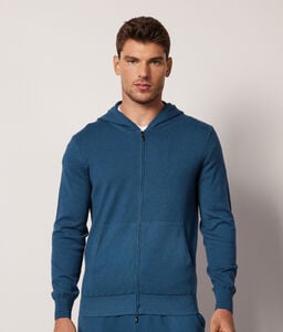 Sweatshirt Fecho Completo em Ultrasoft Cashmere