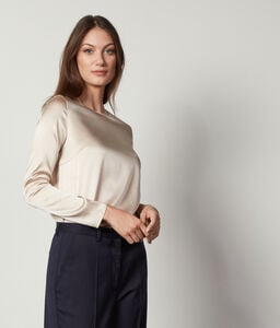 Блуза из шёлка и модала