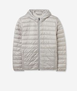 Hooded Cashmere Puffer Jacket