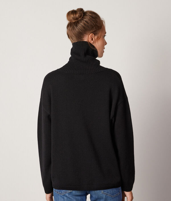 Cowl-Neck Sweater in Ultrasoft Cashmere