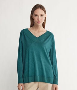 Ultrafine Cashmere V-neck Sweater