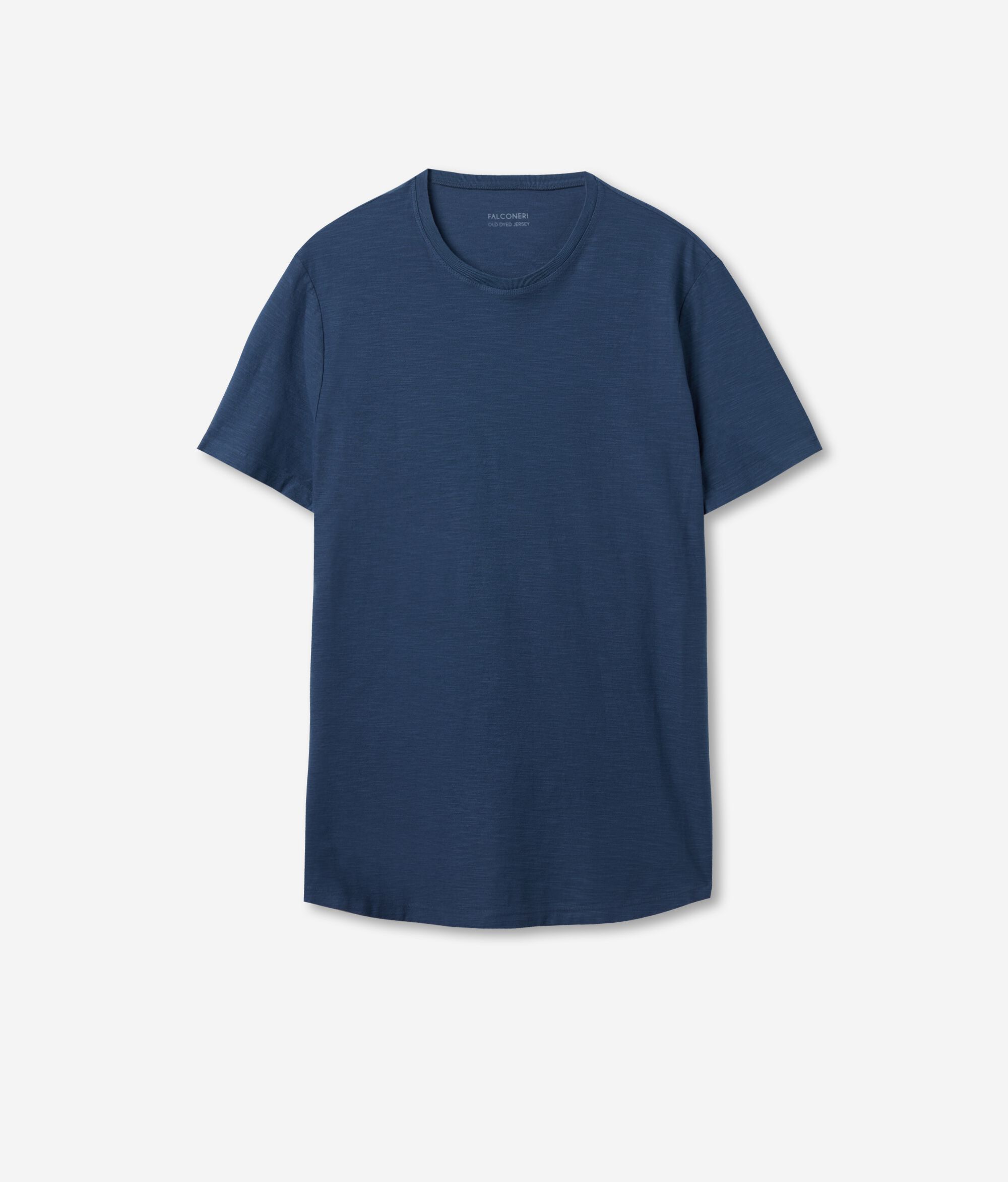 Camiseta de algodón jaspeado Twist