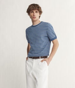 Short-Sleeved Striped T-Shirt