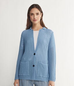 Raffia-Style Crochet Jacket