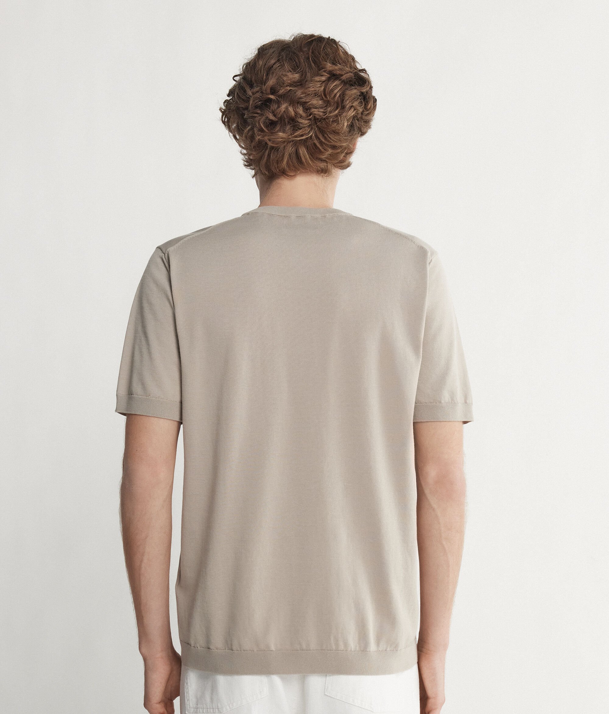 Fresh Cotton Short-Sleeved Round-Neck T-Shirt