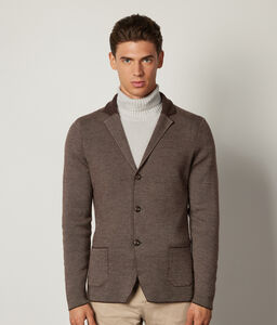 Jaqueta de tweed