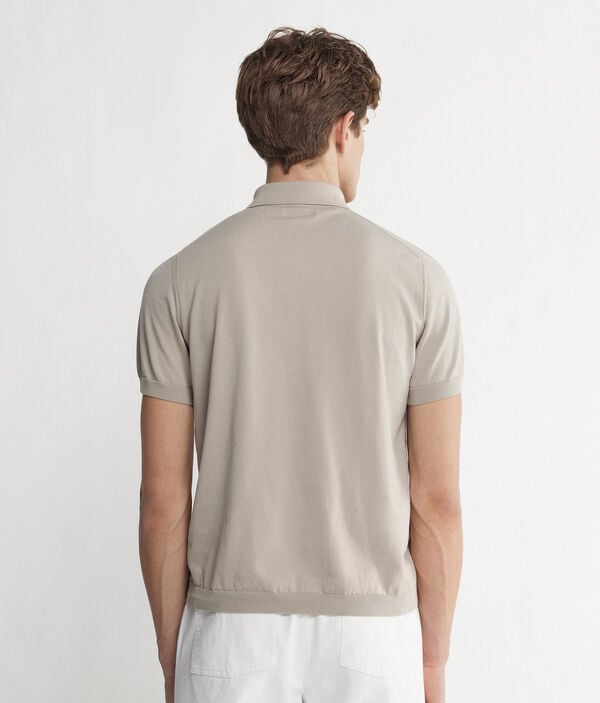 Short-Sleeved Fresh Cotton Polo Shirt