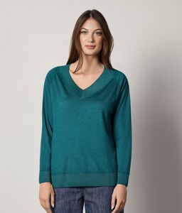 Ultrafine Cashmere V-neck Sweater