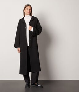 Παλτό από Ultrasoft Cashmere με Κουκούλα