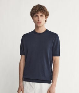 T-Shirt in Lino Cotone