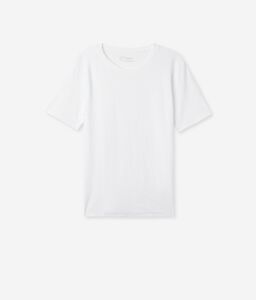 Cotton Crew Neck T-Shirt with Short Sleeves