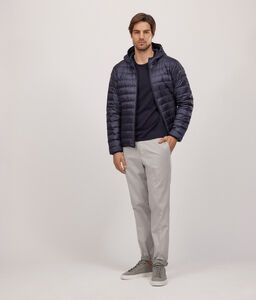 Hooded Cashmere Down Jacket