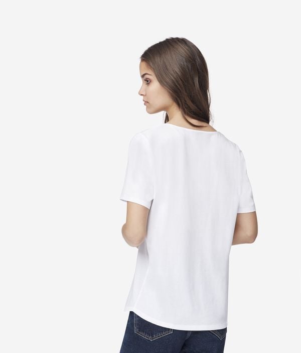 Cotton V-Neck T-Shirt