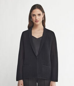 Two-Toned Micro-Dot Jacket