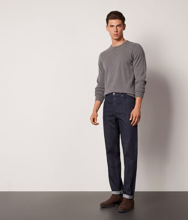 Pantalone Jeans in Cotone Cashmere