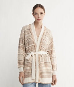 Jacquard-Kimono