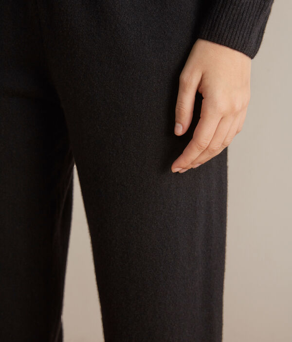 Pantalon large en cachemire ultra-doux