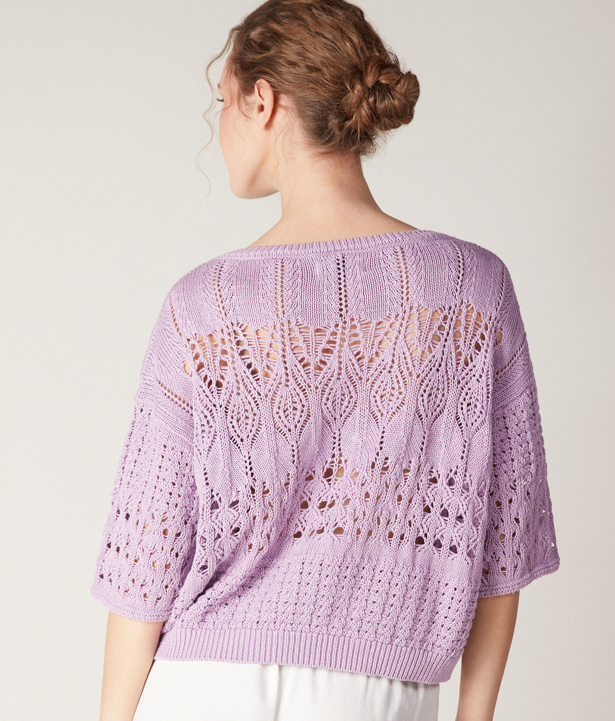 Crochet Boatneck Sweater
