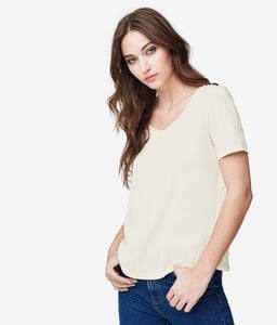 Cotton V-Neck T-Shirt