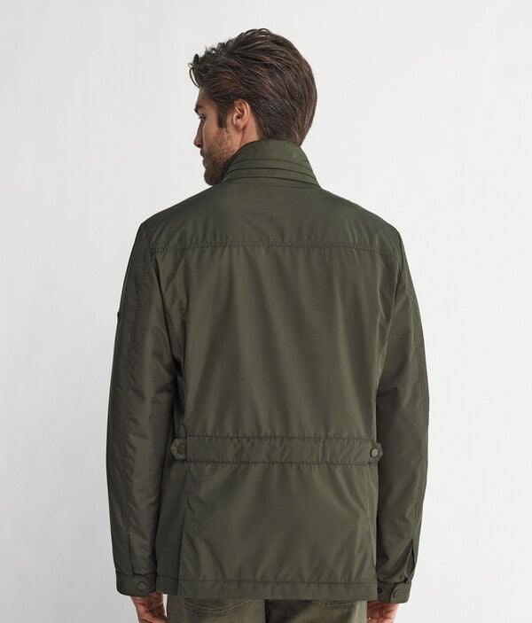 Cashmere Technical Fabric Safari Jacket
