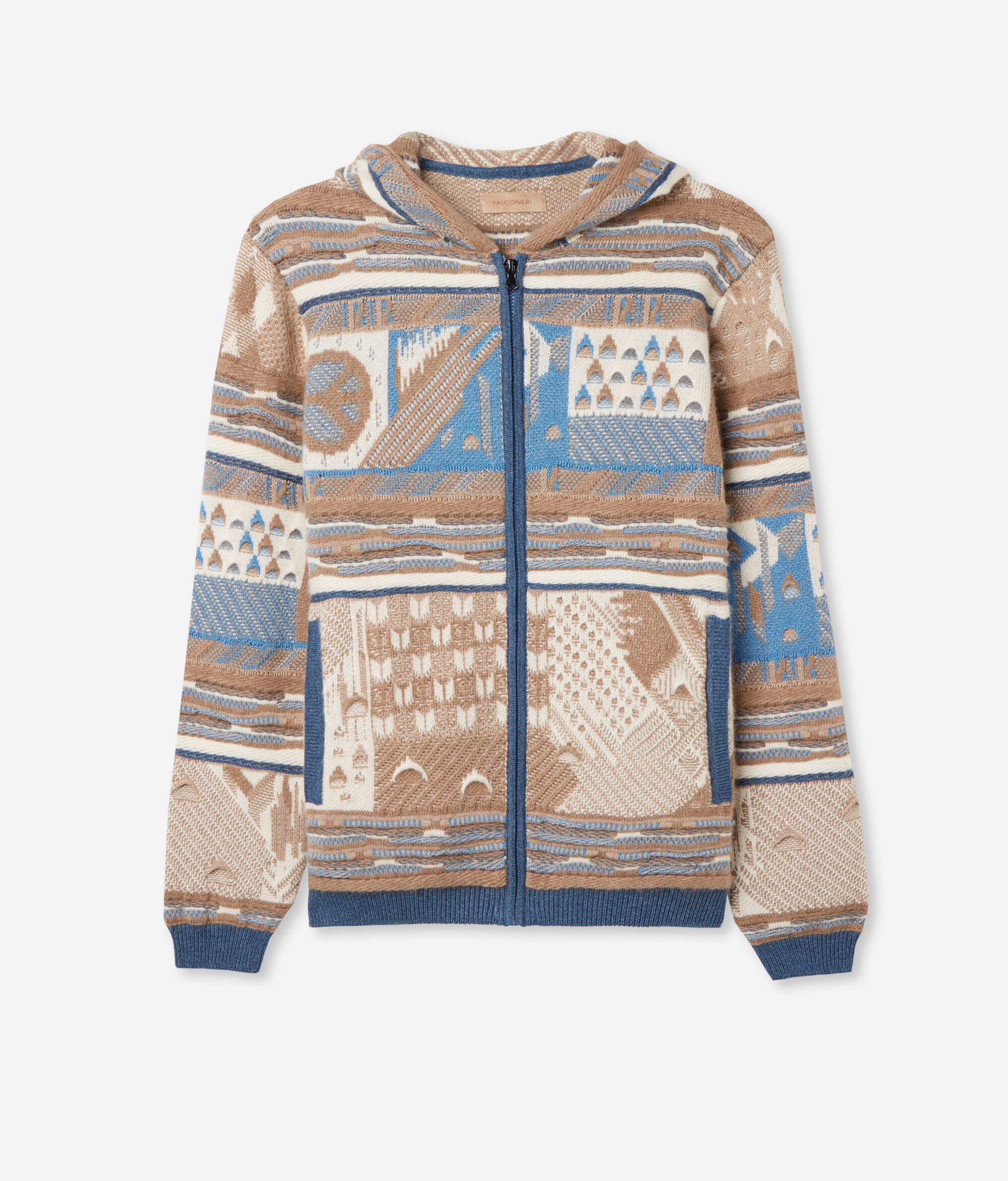 Jacquard Fantasia Hooded Sweatshirt