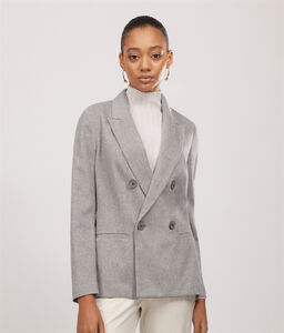 Double-Breasted Cashmere Jacket